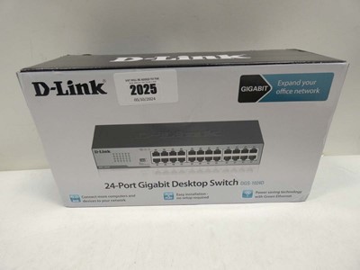 Lot 2025 - D-Link 24-Port Gigabit DGS-1024D desktop switch