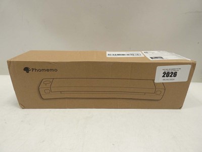 Lot 2026 - Phomemo portable wireless printer