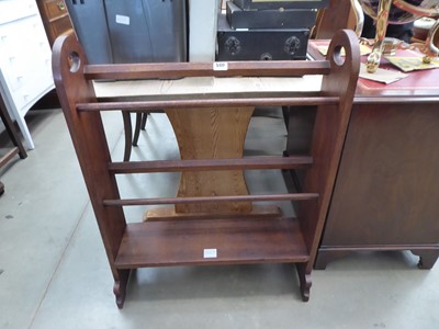 Lot 5177 - Edwardian oak shoe rack