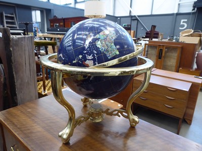 Lot 5251 - Modern table top stone globe