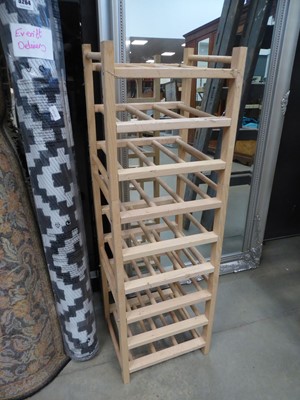 Lot 5265 - Pine wine rack