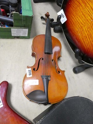 Lot 2315 - Violin (no bow)