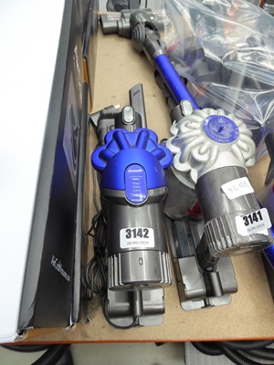 Lot 3142 - Handheld Dyson DC35 with two attachments,...