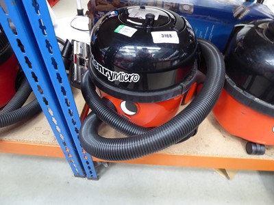 Lot 3168 - Henry micro vacuum cleaner with pipe and pole