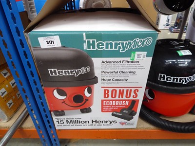 Lot 3171 - Henry micro vacuum cleaner with box