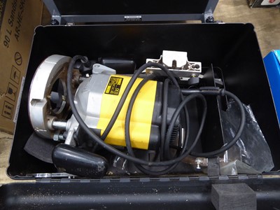 Lot 4455 - Dewalt 240v router in metal case