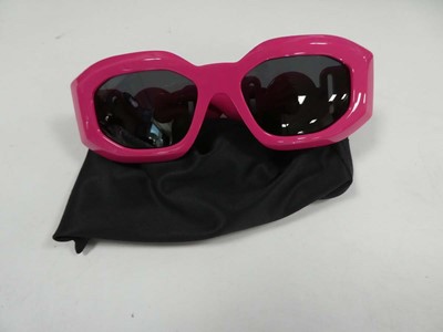 Lot 2455 - Pair of Versace ladies sunglasses in cloth bag