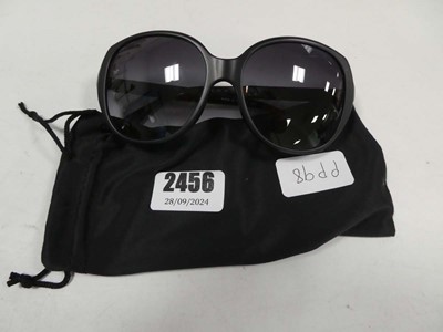 Lot 2456 - Pair of Chanel ladies sunglasses in cloth bag