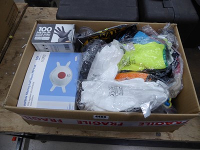 Lot 4469 - Box containing an assortment of PPE to include...