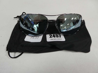 Lot 2332 - Pair of RayBan mirrored sunglasses in cloth bag