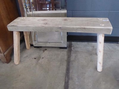 Lot 5359 - Primitive pine bench