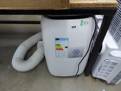 Lot 4518 - 240v portable air conditioner with remote control