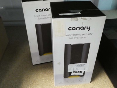 Lot 2556 - 2 Canary Smart Home Security Devices