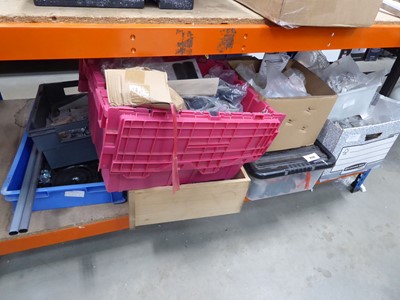 Lot 4536 - Under bay of assorted furniture parts to...