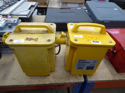 Lot 4540 - 2 110v transformers