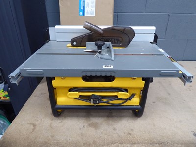 Lot 4546 - Dewalt 240v table saw