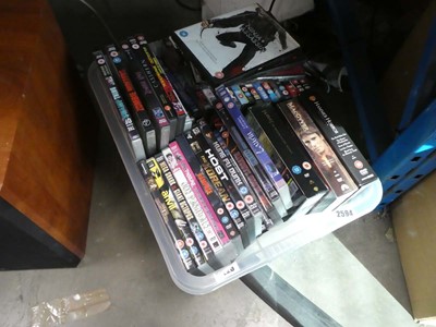 Lot 2594 - Box containing DVDs and DVD boxsets