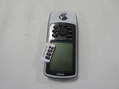 Lot 2599 - Garmin GPS 76 handheld device