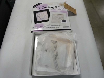 Lot 2600 - 3D casting kit with white frame in box