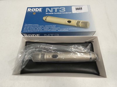 Lot 2032 - Rode NT3 condenser microphone