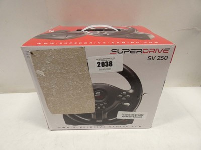 Lot 2038 - SuperDrive SV 250 PS4/Xbox One steering wheel