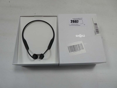 Lot 2607 - Pair of Shokz bone conduction sport headphones...