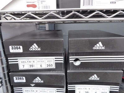 Lot 3364 - 2 boxed pairs of Adidas Delta-X shoes