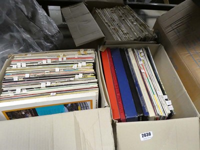 Lot 2630 - 3 boxes containing various vinyl records