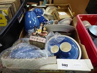 Lot 5442 - Box containing qty of Denby style crockery...