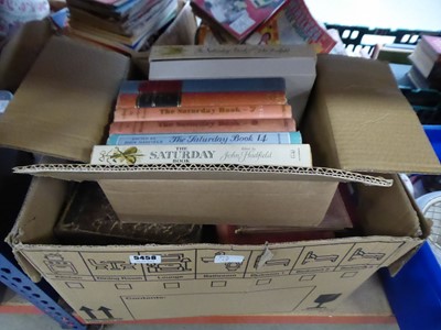 Lot 5458 - Box containing Saturday books, reference books...