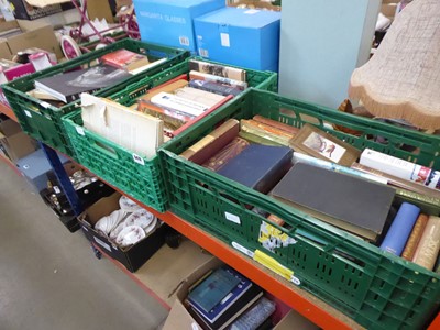 Lot 5479 - 3 boxes containing military music, gardening,...