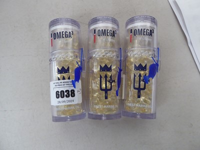 Lot 6038 - Omega 3 finest marine oils