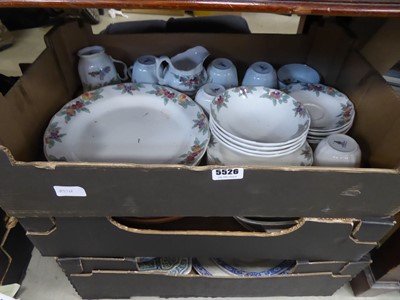 Lot 5526 - 3 boxes containing Royal Doulton autumn...