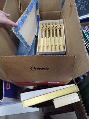 Lot 5531 - 3 boxes and bag containing boxed cutlery sets