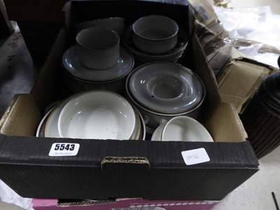 Lot 5543 - 2 boxes containing Langley and Denby crockery