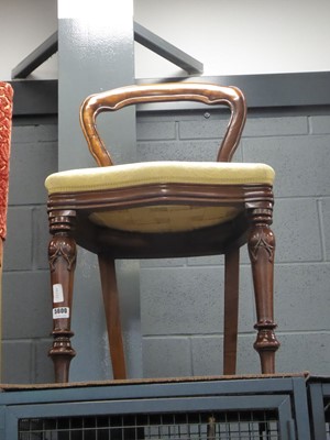 Lot 5600 - Reproduction balloon back dining chair