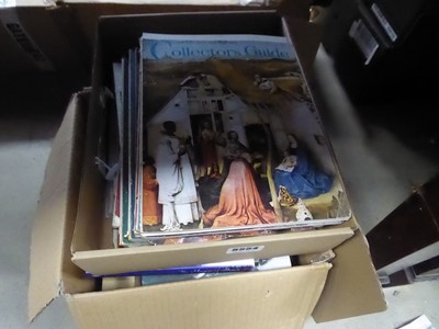 Lot 5554 - Box containing collectors guide magazines,...