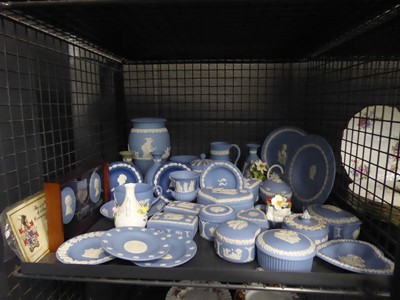 Lot 5631 - Cage containing large collection of Jasperware,...