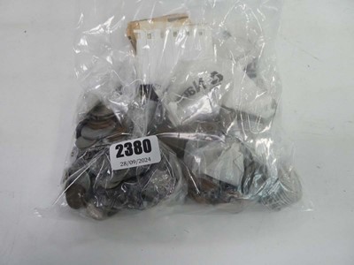 Lot 2380 - Bag containing coinage