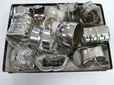 Lot 2388 - Box containing various bangles and bracelets