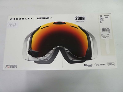 Lot 2389 - Oakley Airwave 1.5 ski goggles