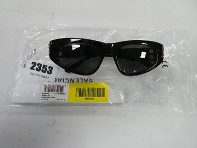 Lot 2353 - Pair of Balenciaga sunglasses, no case