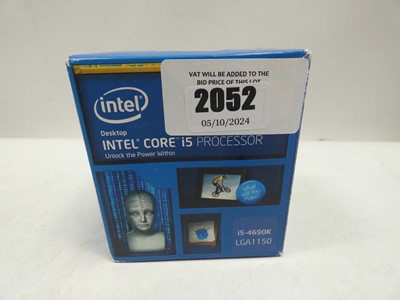 Lot 2052 - Intel i5-4690K LGA1150 processor