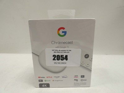 Lot 2054 - *Sealed* Chromecast 4K