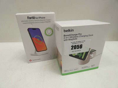 Lot 2056 - Belkin BoostCharge Pro charging dock and Forte...