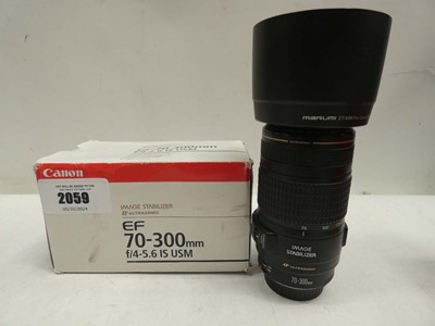 Lot 2059 - Canon EF 70-300mm f/4-5.6 IS USM lens