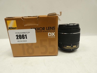 Lot 2061 - Nikon Nikkor 18-55mm lens