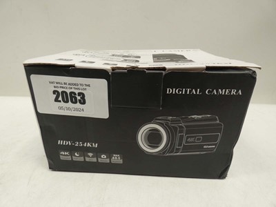 Lot 2063 - 4K digital camcorder