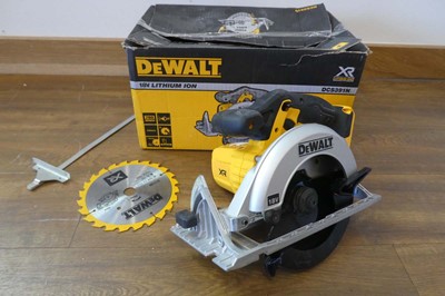 Lot Boxed DeWalt DCS391 165mm 18V cordless...