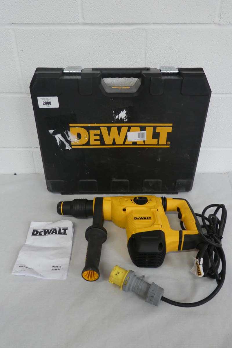 Lot Cased DeWalt D25810 110V SDS Max electric...